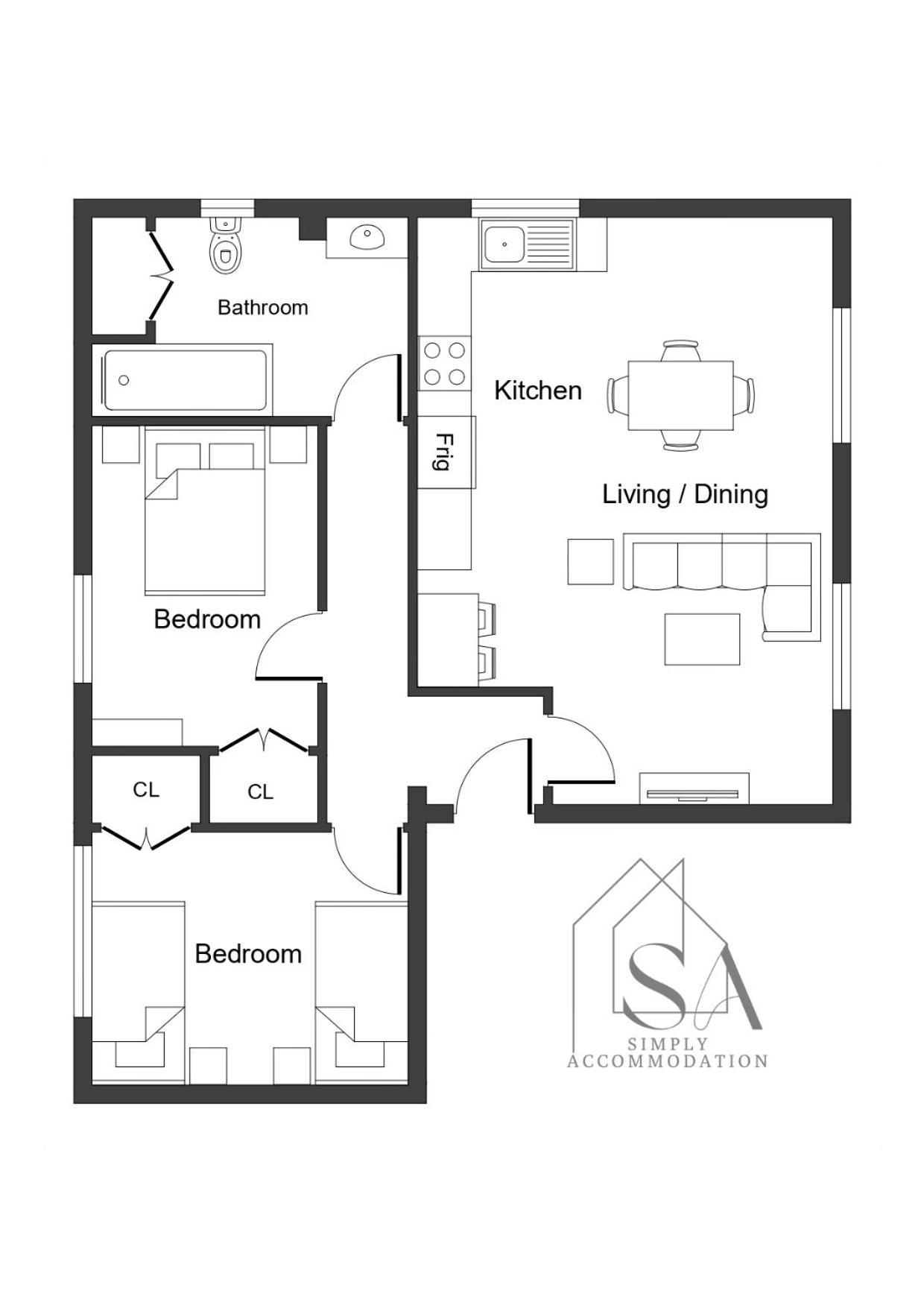 Spacious 2Br Flat - 2 Free Parking Spaces - Near Lgw Airport Crawley  Exterior foto